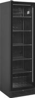 TEFCOLD Zwarte Displaykoeler met Aan Linkerkant Scharnierende Deur - SCU1425 FRAMELESS L/H