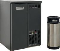 Serrco by TEFCOLD SFK-2E+ Hoogwaardige vatenkoeler, machine rechts