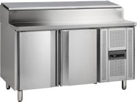 Roestvast Stalen Counter met Koelbak voor GN 1/3 Pannen - SS8200