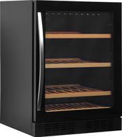 TEFCOLD Zwarte Wijnkoeler met Glazen Deur voor Exclusieve Presentatie - TFW200-F