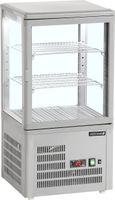 TEFCOLD Glazen Koelvitrinecountertop voor Presentatie en Bewaren - UPD60-GREY