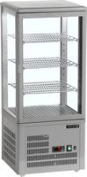 TEFCOLD Glazen Koelvitrinecountertop voor Presentatie en Bewaren - UPD80-GREY