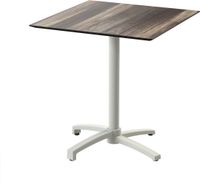 Essentials X Cross Terrastafel Zand Frame + Tropical Wood HPL 70x70 cm - 110091277