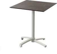 Essentials X Cross Terrastafel Zand Frame + Midnight Marble HPL 70x70 cm - 110091677