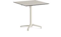 Feros 110151877 X Cross - In hoogte verstelbaar zand tafelonderstel + Sand stone HPL Tafelblad 70x70 cm
