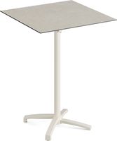 Feros 119091877 X Cross - Bartafel onderstel zand + Sand stone HPL Tafelblad 70x70 cm