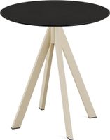 Essentials Infinity Terrastafel Zand Frame + Zwart HPL 70 cm - 120031070
