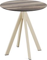 Infinity Terrastafel Zand Frame + Tropical Wood HPL 70 cm - Essentials 120031270