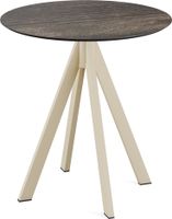 Infinity Terrastafel Zand Frame + Riverwashed Wood HPL 70 cm - Essentials 120031470