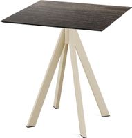 Infinity Terrastafel Zand Frame + Riverwashed Wood HPL 70x70 cm - Essentials 120031477