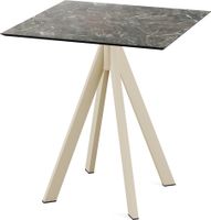 Infinity Terrastafel Zand Frame + Galaxy Marble HPL 70x70 cm - Essentials 120031577