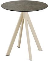 Infinity Terrastafel Zand Frame + Midnight Marble HPL 70 cm - Essentials 120031670