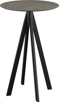 Infinity Statafel Zwart Frame + Midnight Marble HPL 70 cm - Essentials 120041670