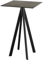 Infinity Statafel Zwart Frame + Midnight Marble HPL 70x70 cm - Essentials 120041677