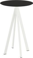 Essentials Infinity Statafel Wit Frame + Zwart HPL 70 cm - 120051070