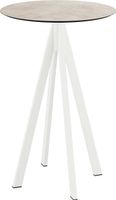 Infinity Statafel Wit Frame + Moonstone HPL 70 cm - Essentials 120051370