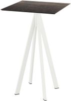 Infinity Statafel Wit Frame + Riverwashed Wood HPL 70x70 cm - Essentials 120051477