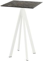 Infinity Statafel Wit Frame + Galaxy Marble HPL 70x70 cm - Essentials 120051577