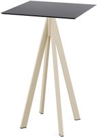 Infinity Statafel Zand Frame + Zwart HPL 70x70 cm - Essentials 120061077