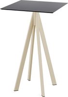Infinity Statafel Zand Frame + Zwart HPL 70x70 cm - Essentials 120061077