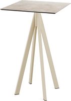 Infinity Statafel Zand Frame + Moonstone HPL 70x70 cm - Essentials 120061377