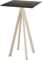 Infinity Statafel Zand Frame + Riverwashed Wood HPL 70x70 cm - Essentials 120061477