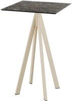 Infinity Statafel Zand Frame + Galaxy Marble HPL 70x70 cm - Essentials 120061577