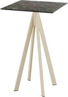 Infinity Statafel Zand Frame + Galaxy Marble HPL 70x70 cm - Essentials 120061577
