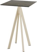 Infinity Statafel Zand Frame + Midnight Marble HPL 70x70 cm - Essentials 120061677