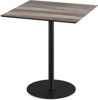 Urban Terrastafel Zwart Frame + Tropical Wood HPL 70x70 cm - Essentials 130011277