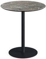 Urban Terrastafel Zwart Frame + Galaxy Marble HPL 70 cm - Essentials 130011570