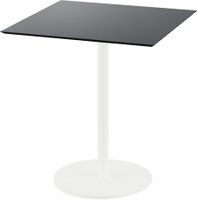 Urban Terrastafel Wit Frame + Zwart HPL 70x70 cm - Essentials 130021077