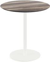 Urban Terrastafel Wit Frame + Tropical Wood HPL 70 cm - Essentials 130021270