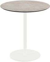 Urban Terrastafel Wit Frame + Moonstone HPL 70 cm - Essentials 130021370