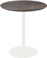 Urban Terrastafel Wit Frame + Riverwashed Wood HPL 70 cm - Essentials 130021470