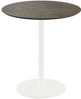 Urban Terrastafel Wit Frame + Midnight Marble HPL 70 cm - Essentials 130021670