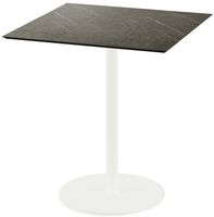 Urban Terrastafel Wit Frame + Midnight Marble HPL 70x70 cm - Essentials 130021677