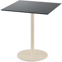 Urban Terrastafel Zand Frame + Zwart HPL 70x70 cm - Essentials 130031077