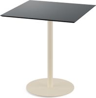 Urban Terrastafel Zand Frame + Zwart HPL 70x70 cm - Essentials 130031077