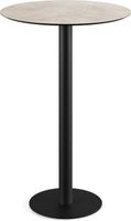 Urban Statafel Zwart Frame + Moonstone HPL 70 cm - Essentials 130041370