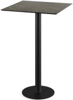 Urban Statafel Zwart Frame + Midnight Marble HPL 70x70 cm - Essentials 130041677