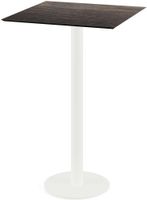 Urban Statafel Wit Frame + Riverwashed Wood HPL 70x70 cm - Essentials 130051477