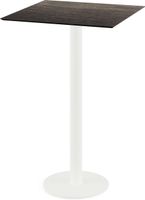 Urban Statafel Wit Frame + Riverwashed Wood HPL 70x70 cm - Essentials 130051477