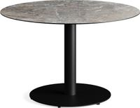 Feros 1310115120 Urban - Dining tafel frame zwart + Galaxy Marble HPL Tafelblad Ø120 cm
