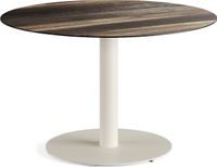 Feros 1310312120 Urban - Dining tafel frame zand + Tropical Wood HPL Tafelblad Ø120 cm