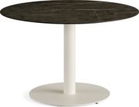 Feros 1310316120 Urban - Dining tafel frame zand + Midnight Marble HPL Tafelblad Ø120 cm