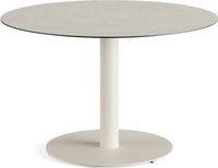Feros 1310318120 Urban - Dining tafel frame zand + Sand stone HPL Tafelblad Ø120 cm