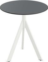 Essentials Infinity Tripod Terrastafel Wit Frame + Zwart HPL 70 cm - 140021070