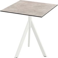 Essentials Infinity Tripod Terrastafel Wit Frame + Moonstone HPL 70x70 cm - 140021377