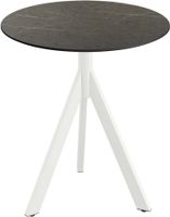 Essentials Infinity Tripod Terrastafel Wit Frame + Midnight Marble HPL 70 cm - 140021670
